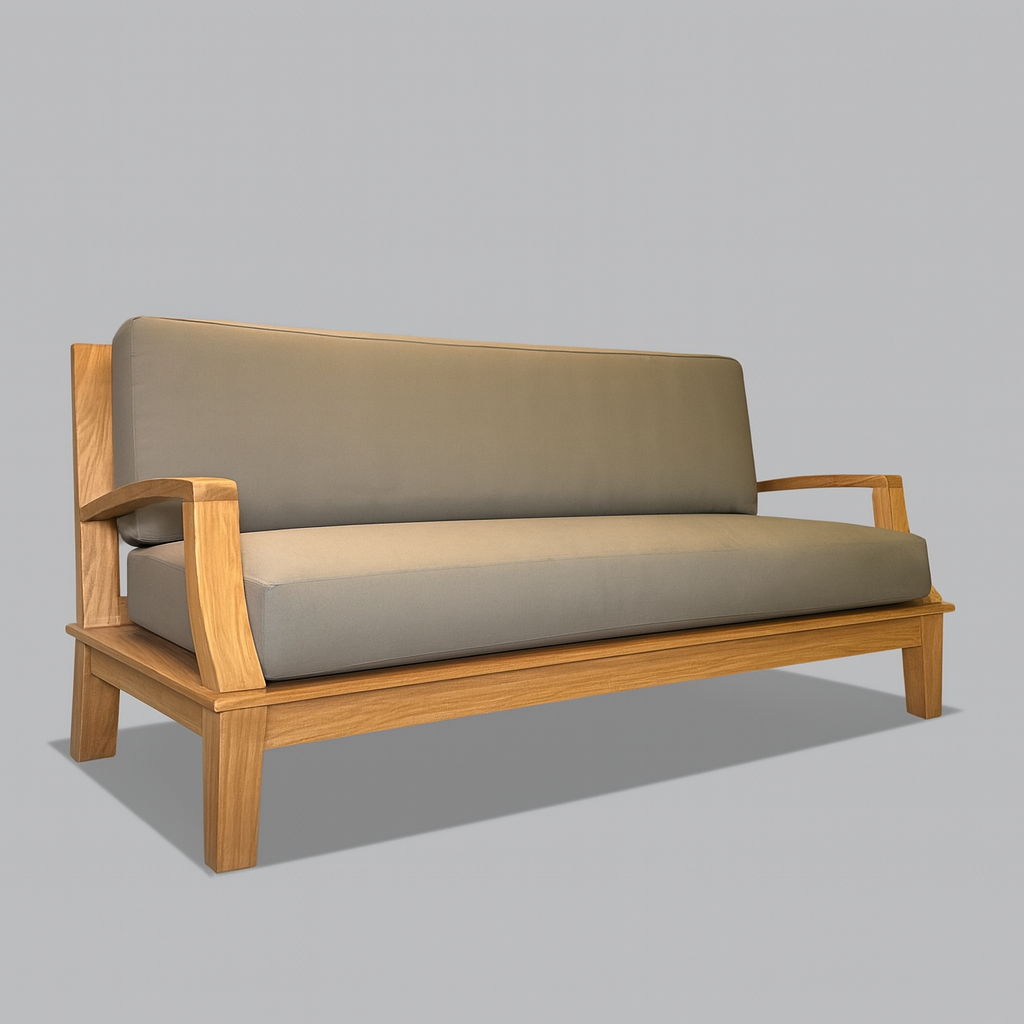 HLB3271 - Grand canapé en teck