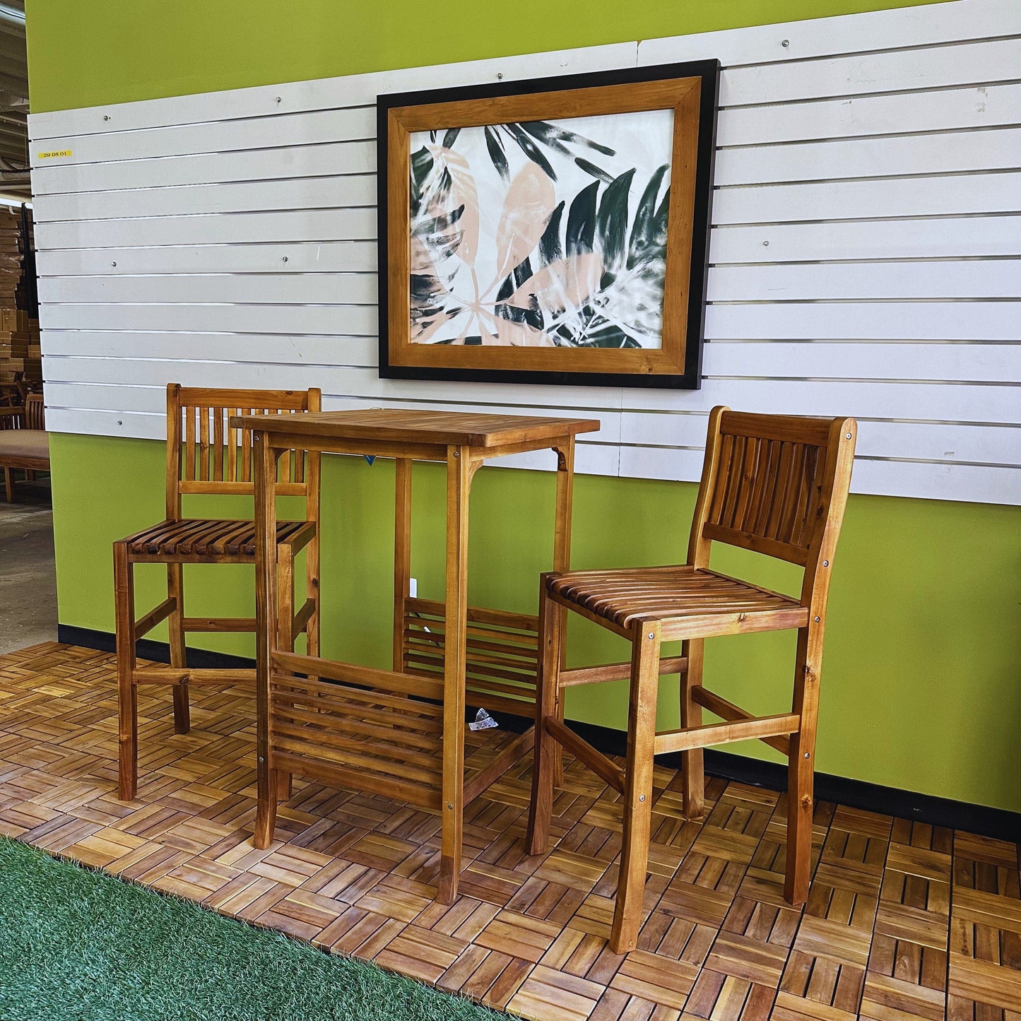 Ensemble de barres hautes