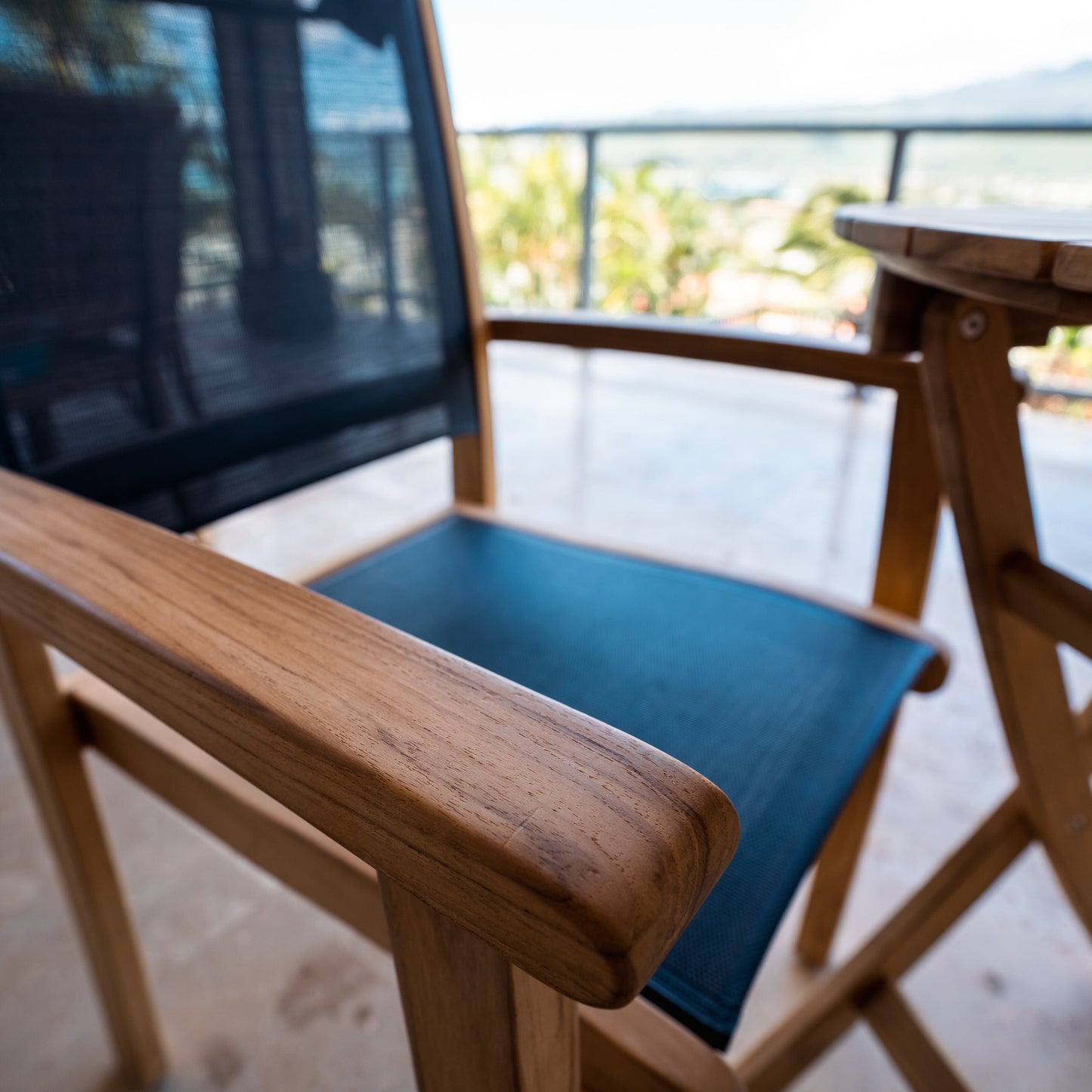 HLAC671 - Fauteuil en teck perle