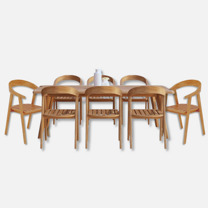 HLT2390 - Table à manger en teck La Costa