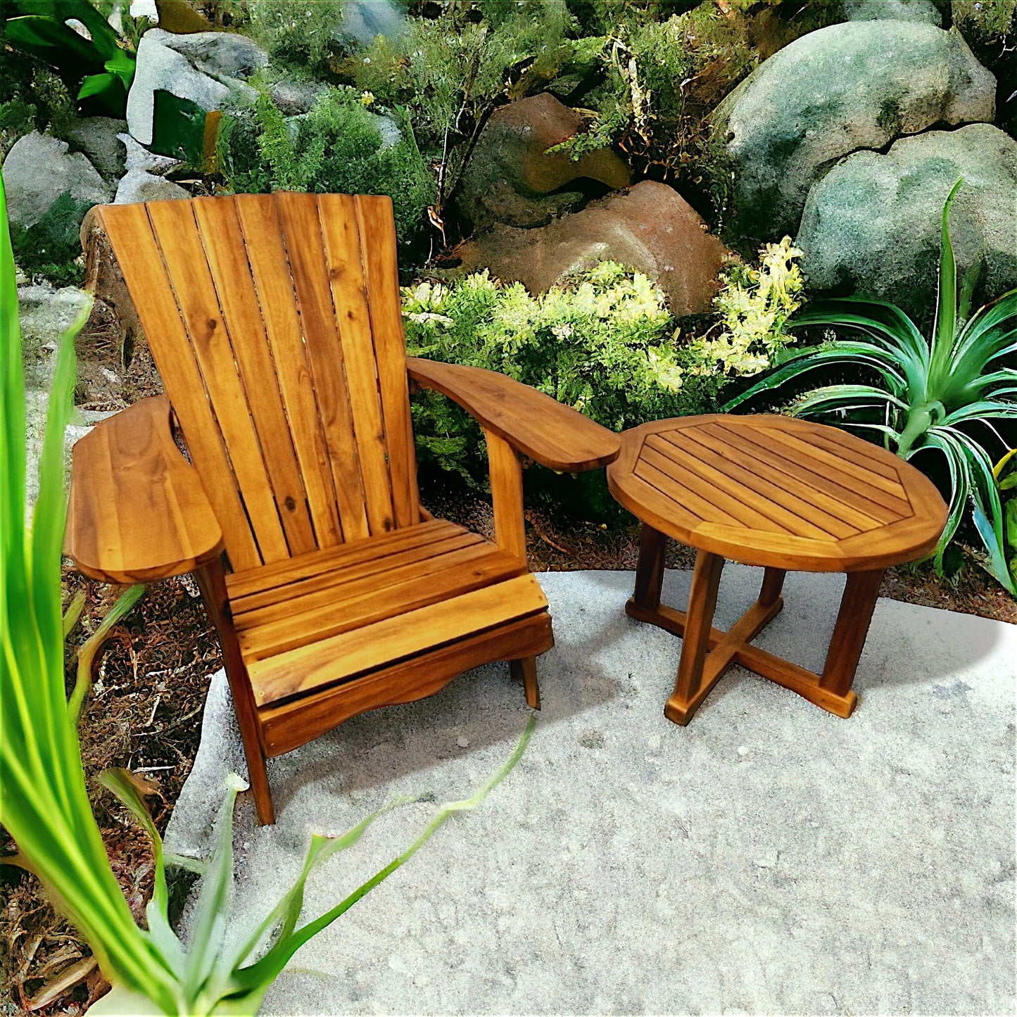 Ensemble Adirondack et table ronde