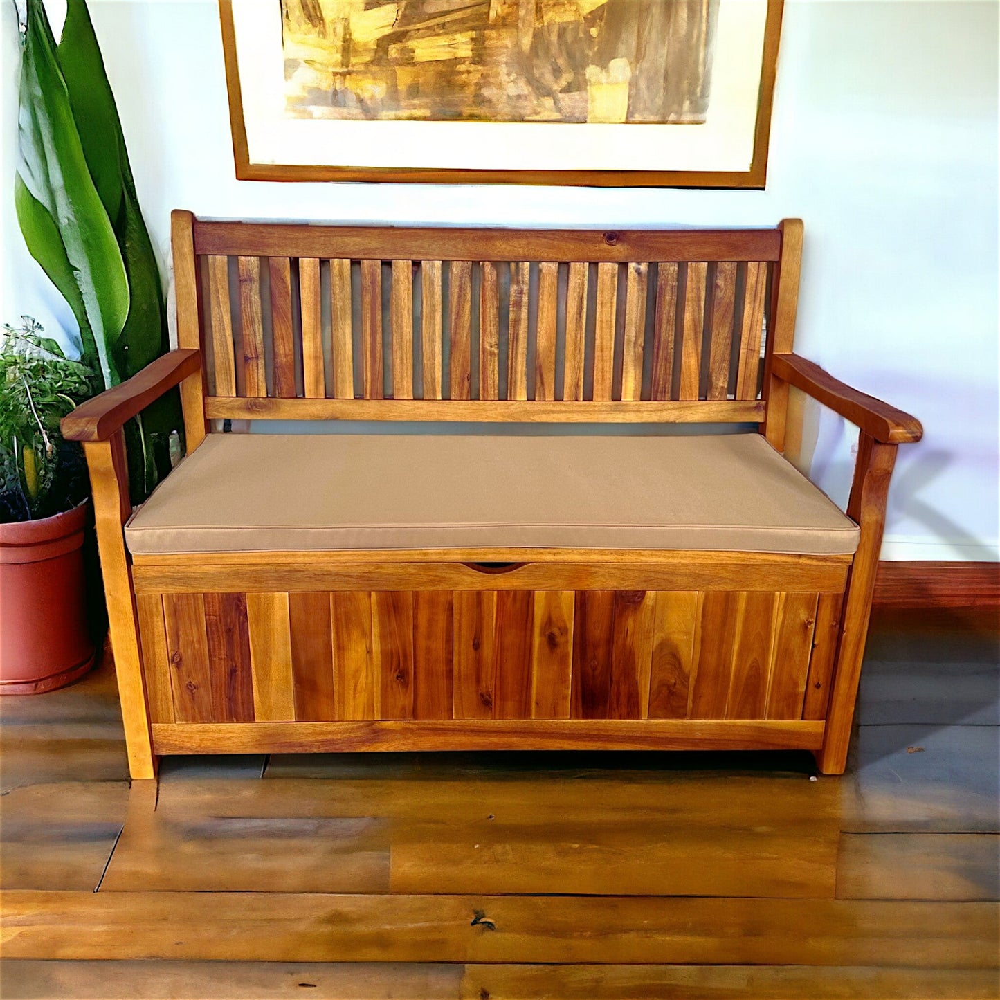 B005 - Banc de rangement Kalihi