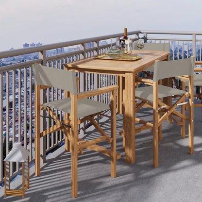 HLAC2539 - Fauteuil de direction en teck