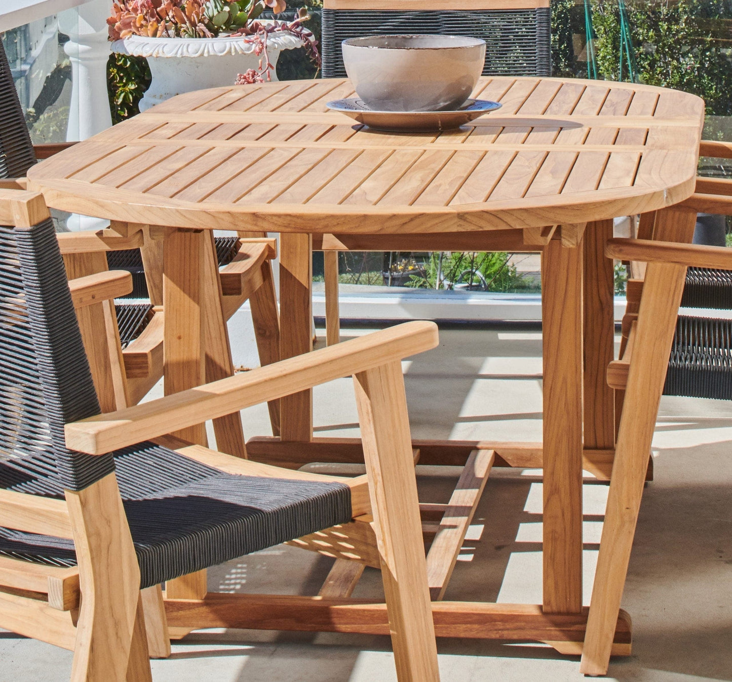 HLT573 - Table d'extension en teck de janvier