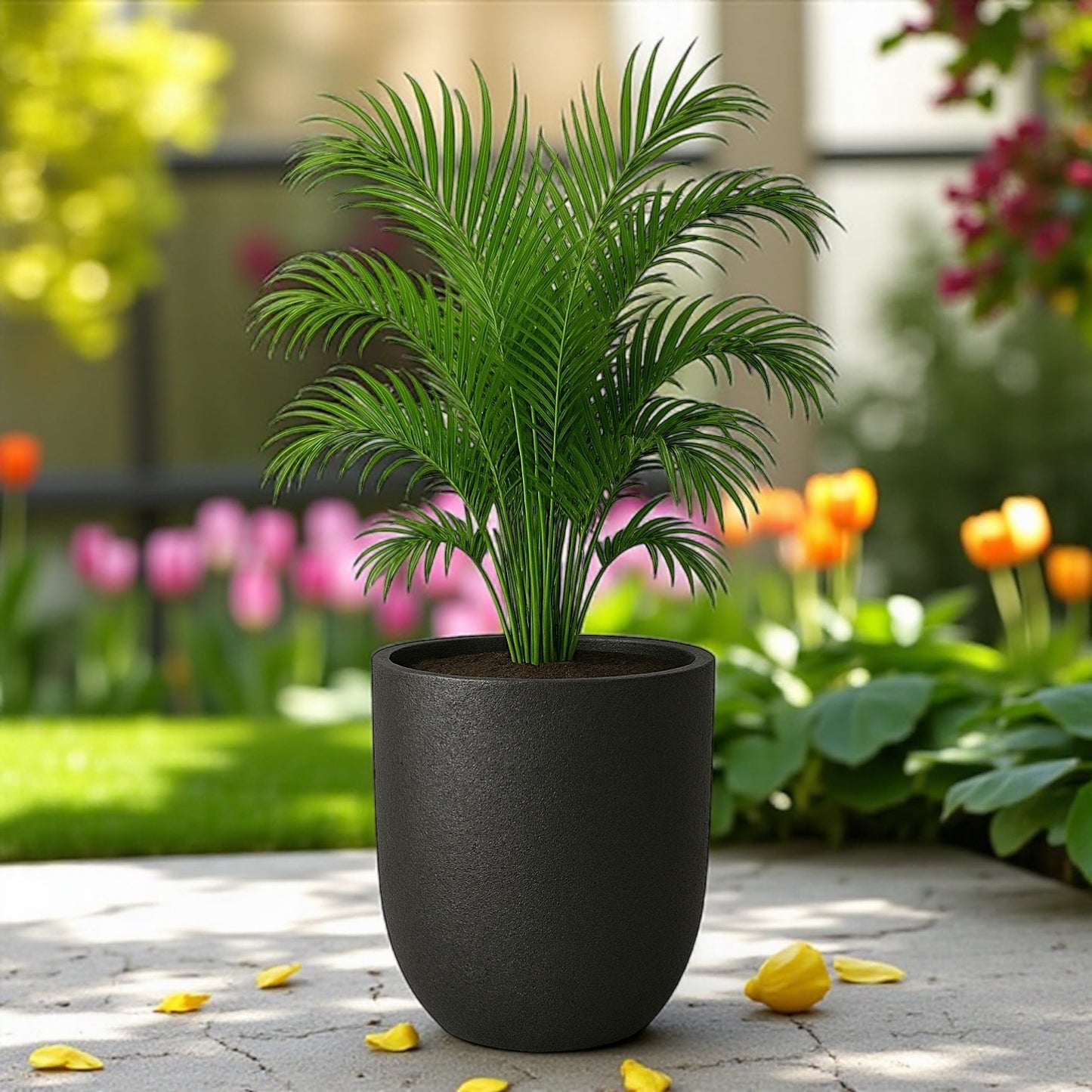 VT166ABCD - Jardinière TRIBECA en mousse LITE et béton