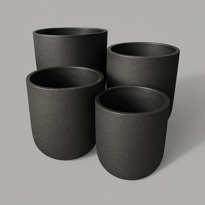 VT198ABCD - Jardinière en mousse légère et béton en forme de U