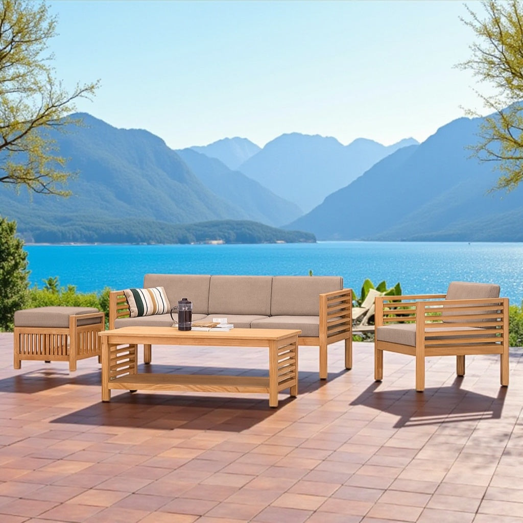 Ensemble de canapés d'été