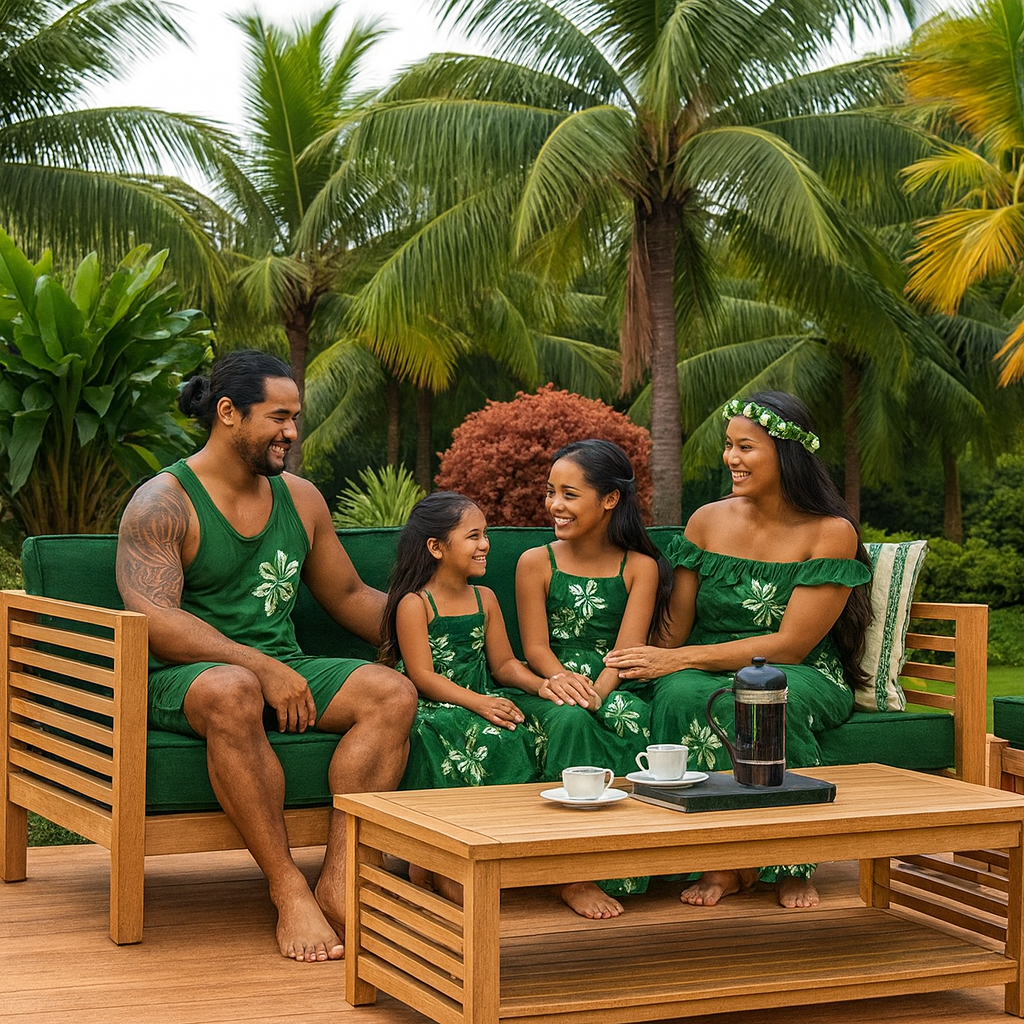 Ensemble de canapés d'été