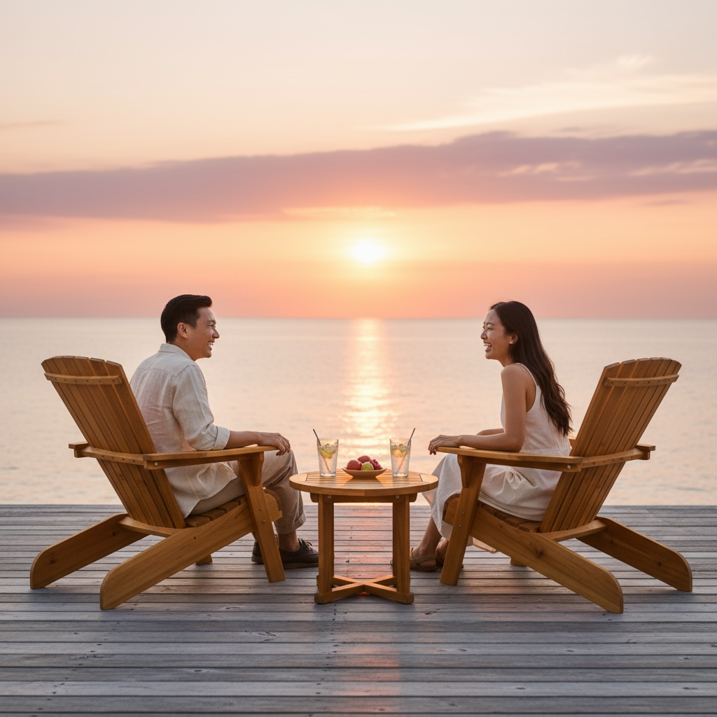 Ensemble Adirondack et table ronde