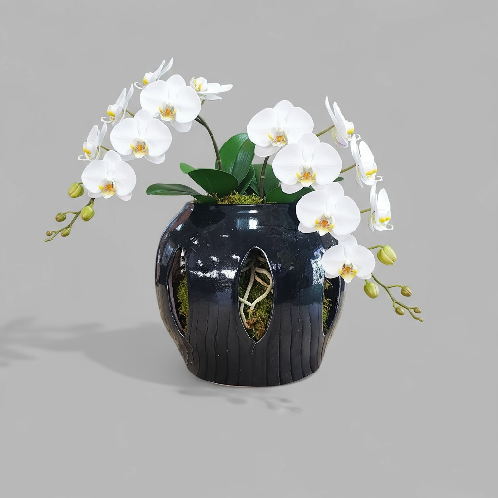 VT-ORC-P9 - Pot à orchidées Alohi