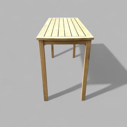 HLT3487 - Table en teck à hauteur de comptoir Kilohana