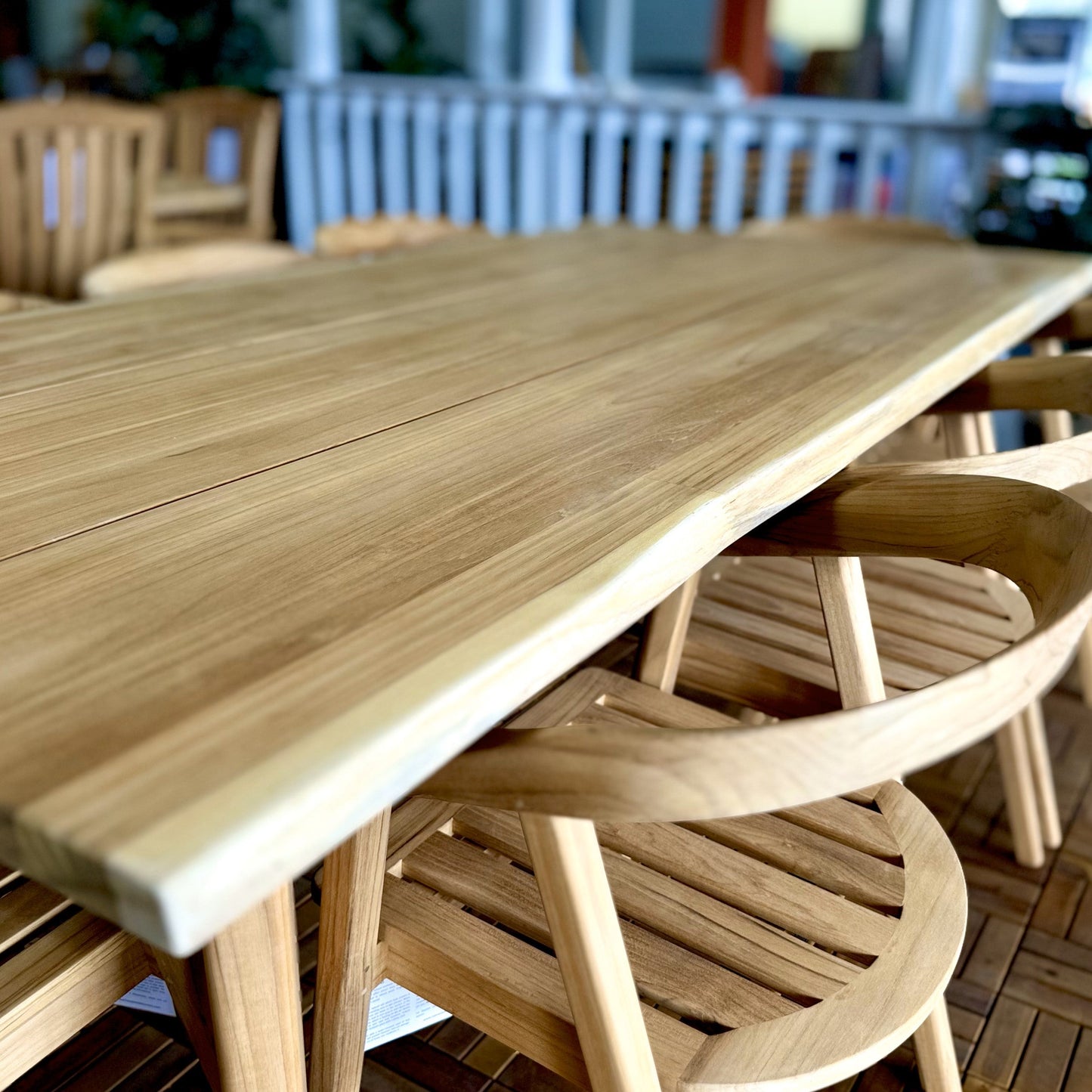 Ensemble de salle à manger d'extérieur en teck La Costa