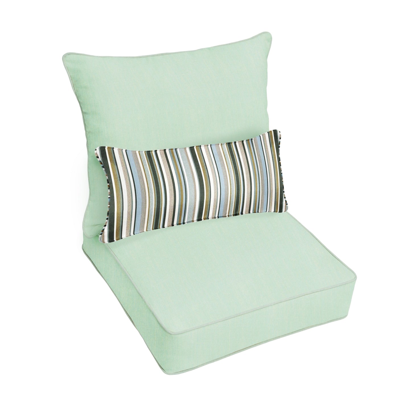 Ensemble de coussins de chaise et oreillers Oakley Sunbrella Solid pour intérieur/extérieur