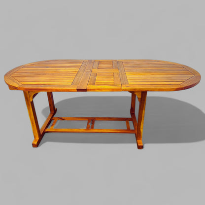 T003 - Table d'extension ovale en acacia