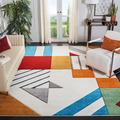 Tapis abstrait moderne du milieu du siècle SAFAVIEH Hollywood Tzana