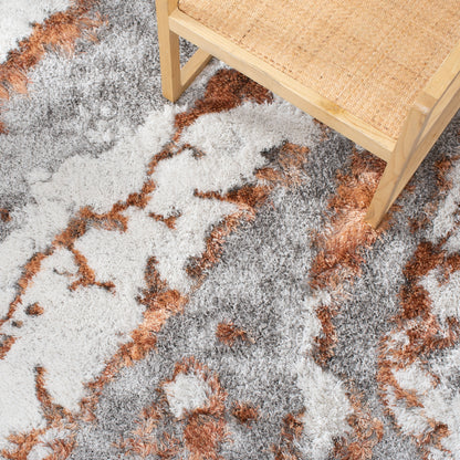 Tapis SAFAVIEH Horizon Shag Remona de 6,6 cm d'épaisseur