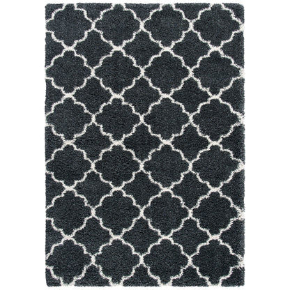 Tapis SAFAVIEH Hudson Shag Jeryl Glam Trellis de 5 cm d'épaisseur