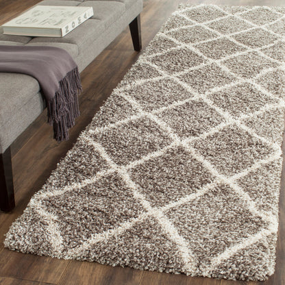 Tapis SAFAVIEH Hudson Shag Raili Diamond Trellis de 5 cm d'épaisseur