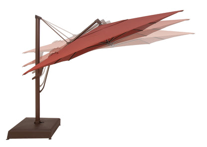 Parasol déporté de 3 m x 4 m