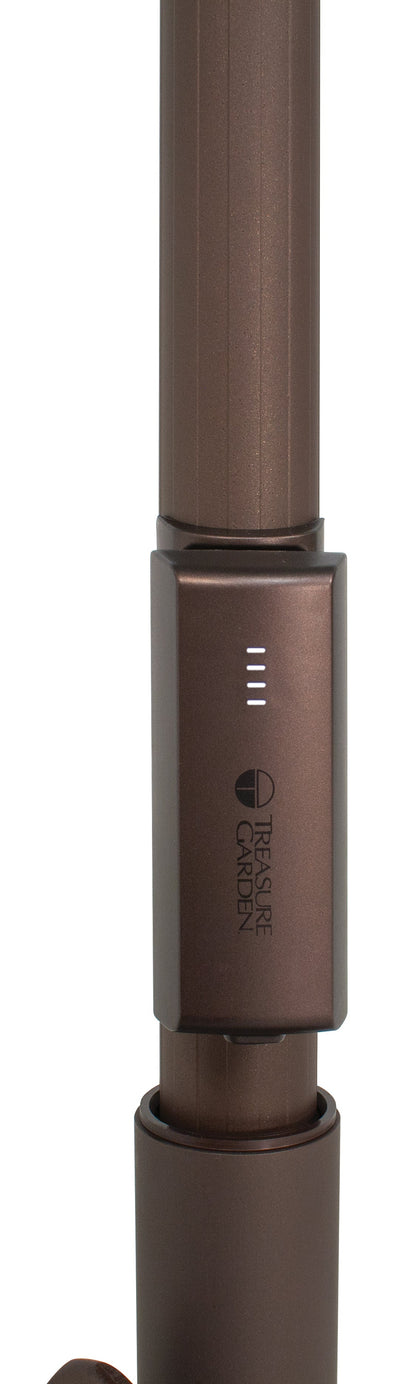 Parasol de marché Starlux de 2,74 m avec col inclinable