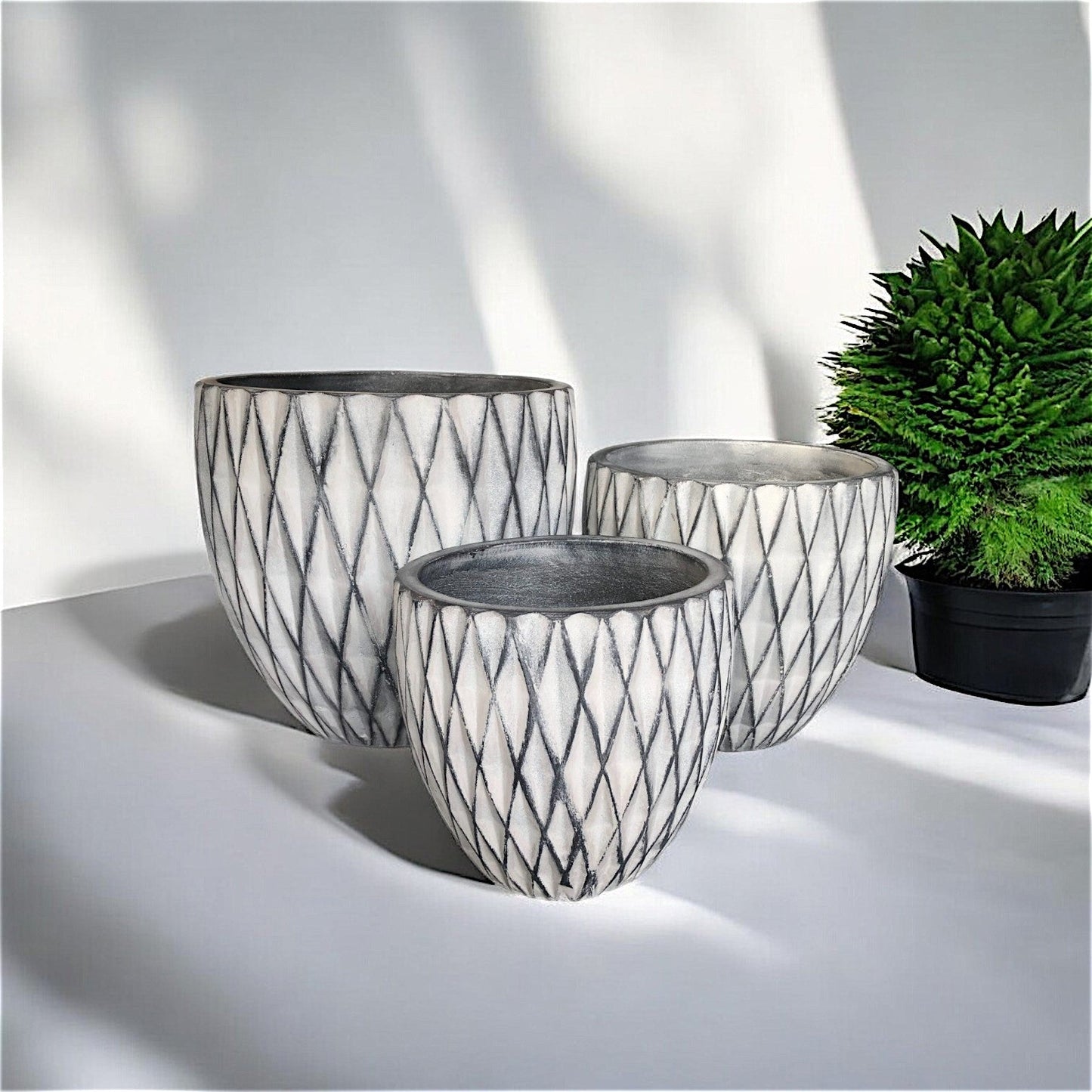 VT329 - Jardinière en ciment et sable lavé