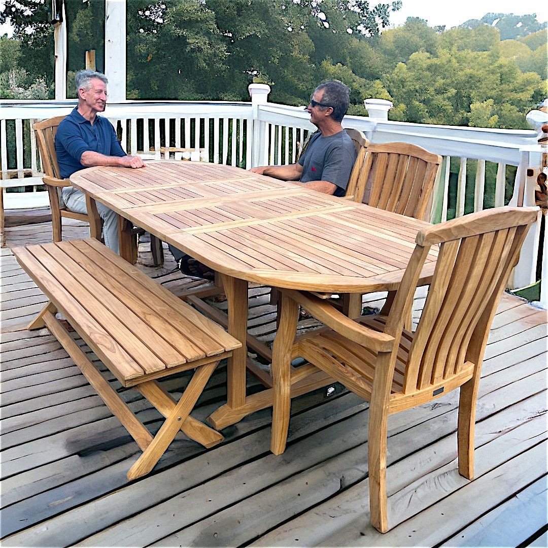 HLT573 - Table d'extension en teck de janvier